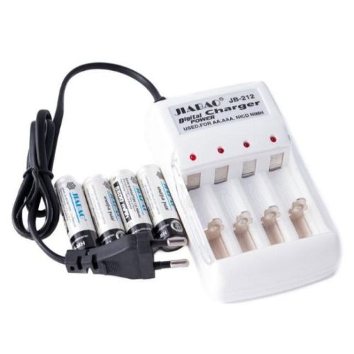 Зарядний пристрій з ААА акумуляторами Jiabao Digital Charger JB - 212 AA / AAA