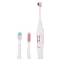 Електрична зубна щітка на батарейках 3 в 1 Massage Toothbrush R008-1