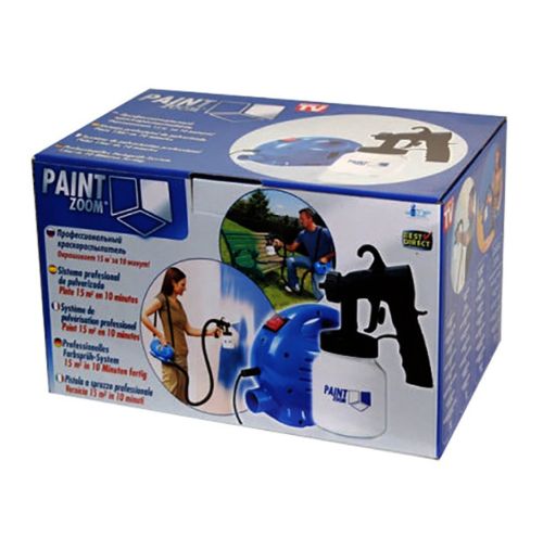 Електричний фарборозпилювач фарби Paint Zoom, ручний пульверизатор, розпилювач, TV фарбопульт 3 ступені розпилення Пейнт зум