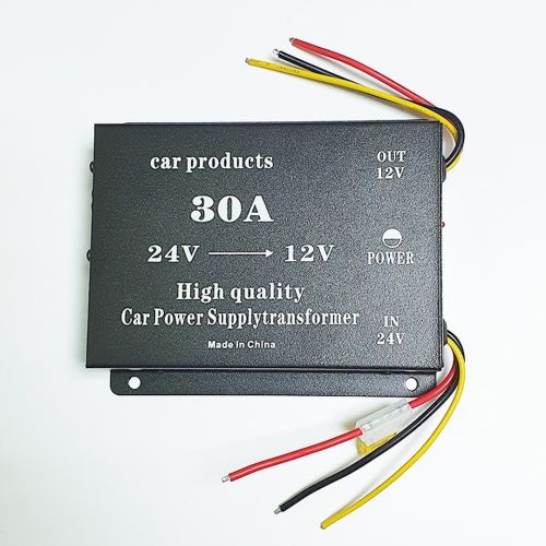 Преобразователь авто инвертор DC/DC 24v-12v 30A GS-D30A