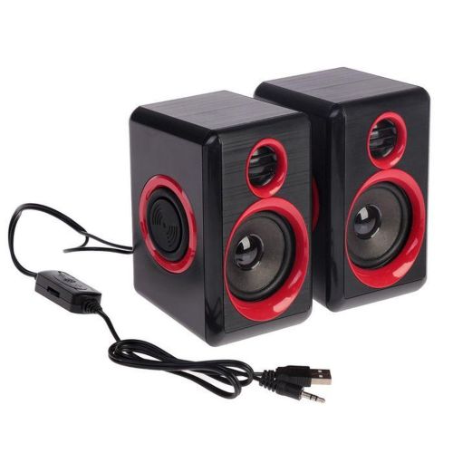 Колонки для ПК комп'ютера F & T FT - 165 Black, Red