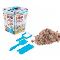 Кінетичний пісок Squishy Sand + лопатка, ролик, ніж