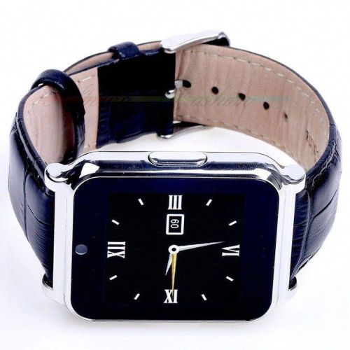 Розумні годинник Smart Watch W90 black чорні шкіряний ремінець