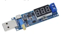 Універсальний понижуючий підвищуючий перетворювач USB WX - 6423 DC-DC 3.5-12V 1.2-24V Модуль перетворення напруги 3.5-12В 1.2 - 24В з вольтметром