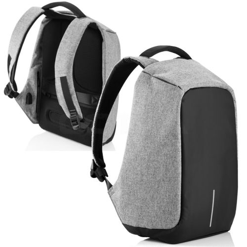 Рюкзак протикрадій Bobby XD Design Grey USB з роз'ємом usb для зарядки travel bag 9009
