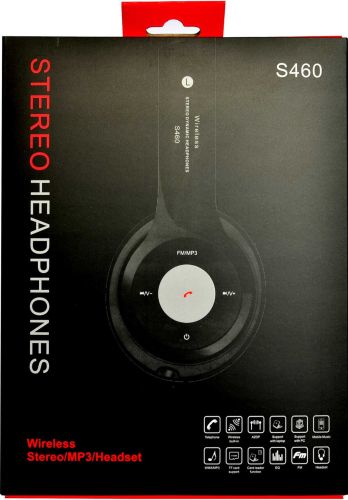 Беспроводные Bluetooth наушники Solo HD S460 Black, наушники с mp3 плеером черные