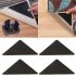 Набор держателей для ковров 4 шт Ruggies Amazing Reusable Rug Grippers Угловые Липучки-фиксаторы для ковров
