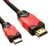 Усиленный в обмотке кабель, переходник с HDMI на mini HDMI длинной 1.5м