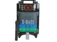 Беспроводная Bluetooth колонка X-BASS Golon RX-2900BT со цветомузыкой и микрофоном