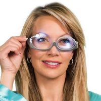 Очки для нанесения макияжа с подсветкой EZ makeup 3X Magnification glasses