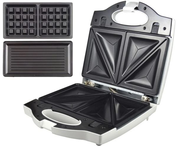 Сендвичница 3 в 1 Wimpex WX - 1057 750W Бутербродниця вафельниця