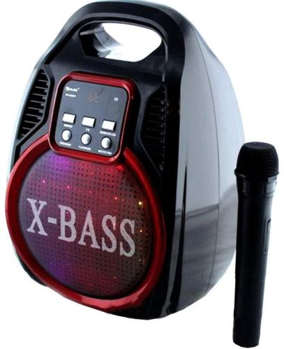 Беспроводная Bluetooth колонка X-BASS Golon RX-820BT со цветомузыкой и микрофоном