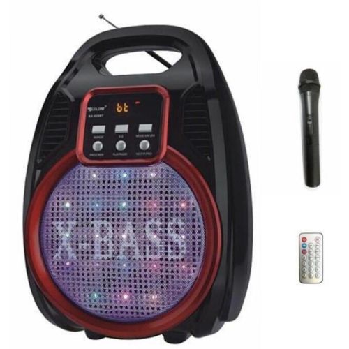 Беспроводная Bluetooth колонка X-BASS Golon RX-820BT со цветомузыкой и микрофоном