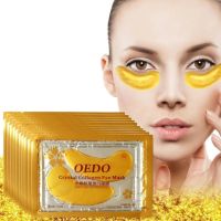 Золоті колагенові патчі для очей Efero Crystal Golden Gold Eye Mask з біоактивним золотом 10шт