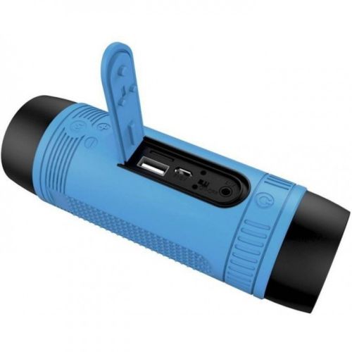 Велосипедна водонепроникна Bluetooth колонка з ліхтариком Zealot S1 кріпленням на кермо з power bank