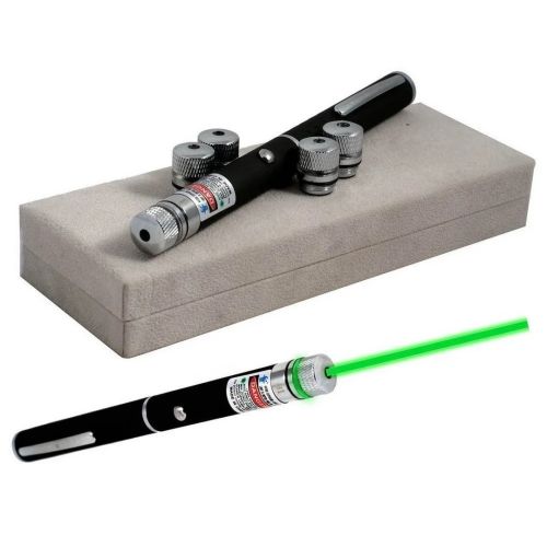 Зеленый Лазер (Green laser) 5 насадок 5 в 1 8400, лазерные указки, лазер указка, лазер зеленый