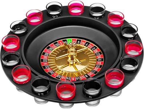Алкогольна рулетка зі стопками Drinking Roulette Set i3 - 90 алко рулетка на 16 чарок, Алкорулетка