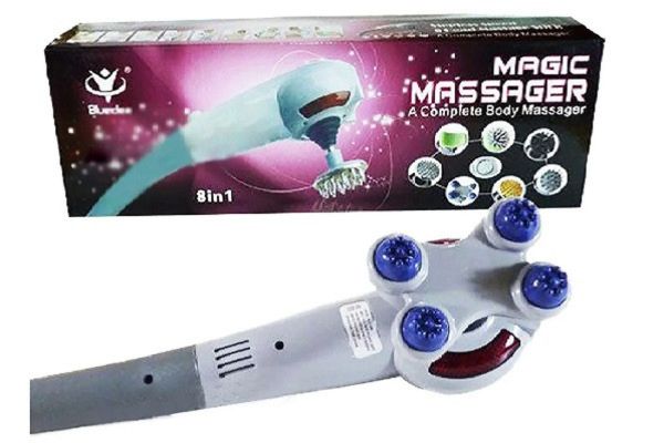 Ручний вібраційний масажер для всього тіла Maxtop MP-2239 magic massager 8 в 1