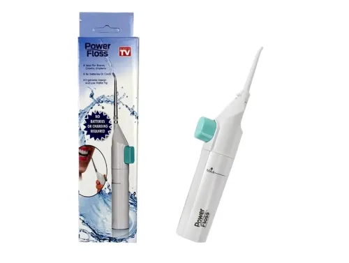 Персональний механічний іригатор для порожнини рота і зубів Power Floss Dental Water Jet, Водний ополіскувач Очищувач для догляду за порожниною рота