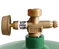 Туристичний газовий балон Golden Lion Rudyy SB-605 без пальника 8 літрів 3кг, побутовий балон 2.5 кВт Пропан з ручкою GL - 2 PK - 605 для дому Зелений