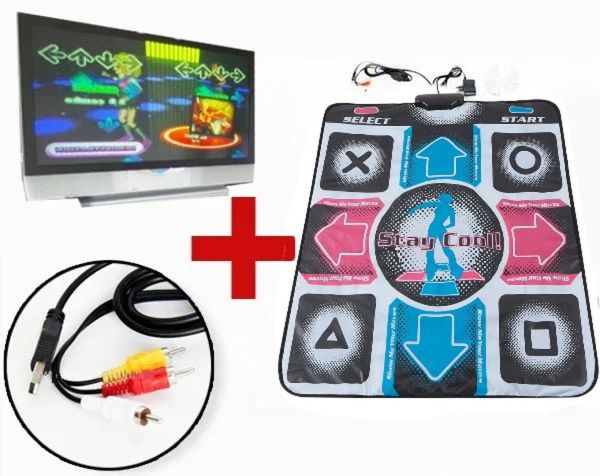 Танцювальний килимок для телевізора і ПК Dance Mat PC + TV ТБ і ПК (RCA + USB)