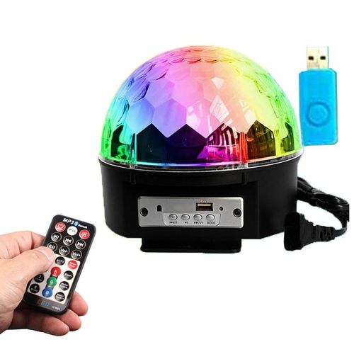 Світломузика диско куля C Bluetooth Magic Ball Music XXB 01 / M6 обертовий MP3 плеєр з пультом