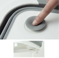Складная разделочная доска Chopping Board 4 в 1 для мытья и резки овощей с сливным отверстием миска Chopper