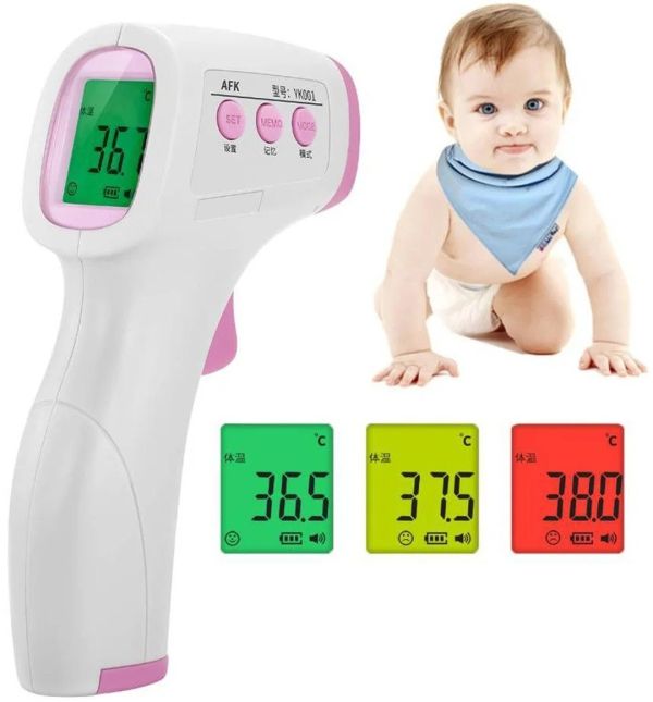 Інфрачервоний безконтактний градусник для дітей Non contact FHT - 1 infrared Body thermometer термометр HG01 CK-T1501