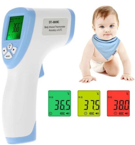 Инфракрасный безконтактный градусник для детей Non contact DT-8809C Electronic Non-contact Body термометр 8826