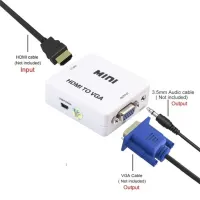 Конвертер с HDMI на VGA адаптер видео с аудио 1080P HDV-630 VGA-01