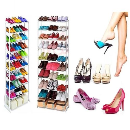 Органайзер, полиця для взуття Amazing Shoe Rack металева на 30 пар