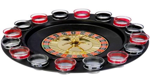 Алкогольна рулетка зі стопками Drinking Roulette Set i3 - 90 алко рулетка на 16 чарок, Алкорулетка