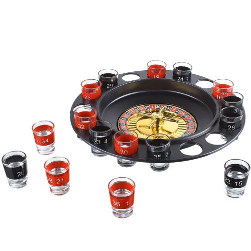 Алкогольна рулетка зі стопками Drinking Roulette Set i3 - 90 алко рулетка на 16 чарок, Алкорулетка