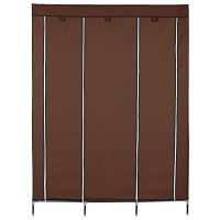 Складаний тканинний шафа для одягу Storage Wardrobe 88130 на 3 секції 130х45х175 см потрійний каркасний для речей