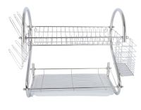 Сушарка для посуду з нержавіючої сталі Kitchen Storage Rack 8051 стійка, Полиця, органайзер для зберігання