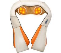Роликовий масажер для шиї, плечей і спини Massager of Neck Kneading з прогріванням і пультом, шиацу, на плечі