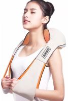 Роликовий масажер для шиї, плечей і спини Massager of Neck Kneading з прогріванням і пультом, шиацу, на плечі