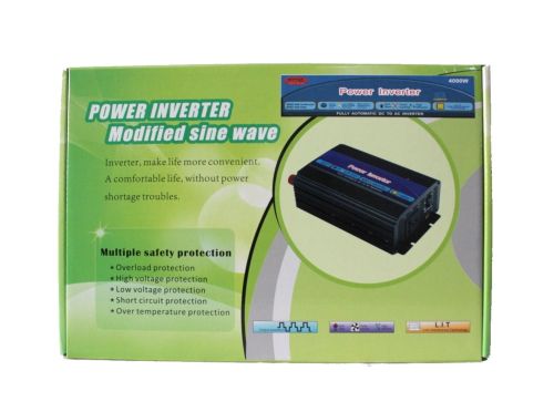 Автомобільний перетворювач напруги Wimpex 12v-220v 4000W інвертор C Led дисплеєм
