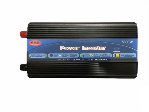 Автомобільний перетворювач напруги Wimpex 24V - 220V 5300w авто інвертор C Led дисплеєм