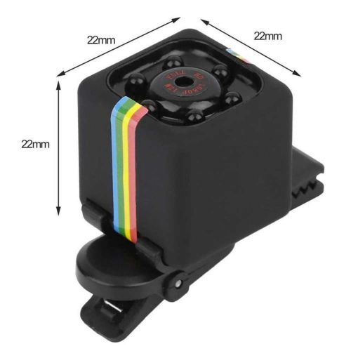 Кольорова міні камера відео спостереження Apleok Mini SQ11 1080p мініатюрна з підсвічуванням для відеоспостереження шпигун