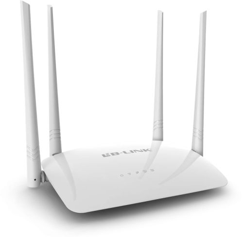 Бездротовий маршрутизатор (Wi-fi роутер) LB-Link BL-WR450H WiFi White на 4 антени і 2 USB порту