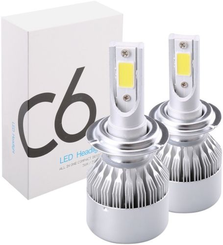 Комплект світлодіодних автомобільних LED ламп C6 H7 60W