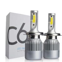 Комплект світлодіодних автомобільних LED ламп C6 H7 60W