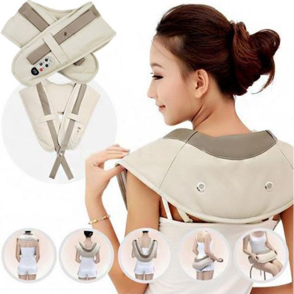 Вібромасажер для спини, плечей і шиї Cervical Massage Shawls, ударний масажер Honda QL-188