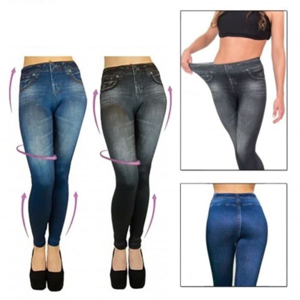 Жіночі коригувальні штани джинси джеггінси Slim'n Lift Caresse jeans для будь-якого типу фігури