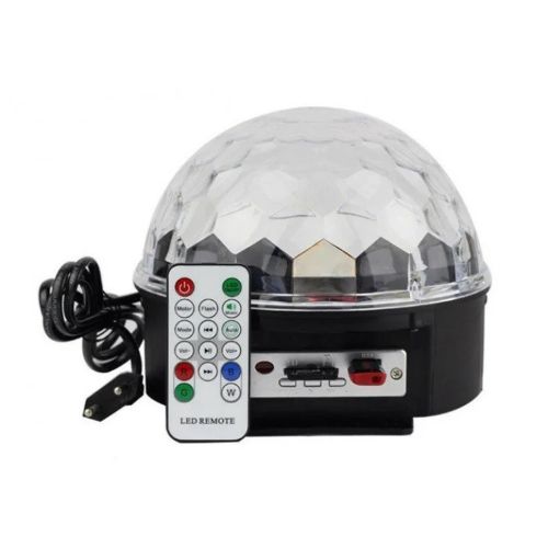 Світломузика диско куля C Bluetooth Magic Ball Music XXB 01 / M6 обертовий MP3 плеєр з пультом