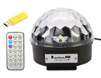 Світломузика диско куля C Bluetooth Magic Ball Music XXB 01 / M6 обертовий MP3 плеєр з пультом