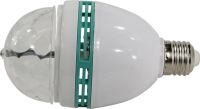 Світлодіодна обертається LED лампа для вечірок Ly-399 Диско лампочка E27 з патроном в розетку 220V