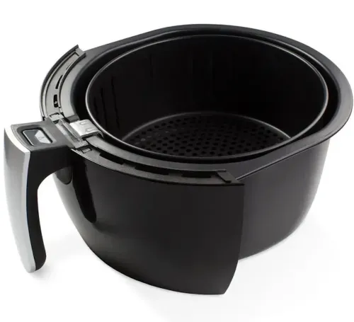 Аерофритюрниця мультипіч Domotec Airfryer Ms-3220 4.5 л з функцією аерогрилю для приготування їжі без масла 1300W, безмаслянная фритюрниця Чорна