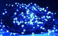 Внутренняя гирлянда Нить Синяя 35 м 500 диодов 4950 светодиодная гирлянда Xmas LED 500 B-1 35м